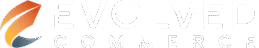 evolved commerce logo in white