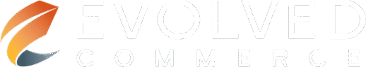 evolved commerce logo in white
