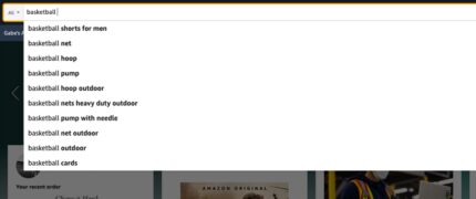 amazon keyword search example