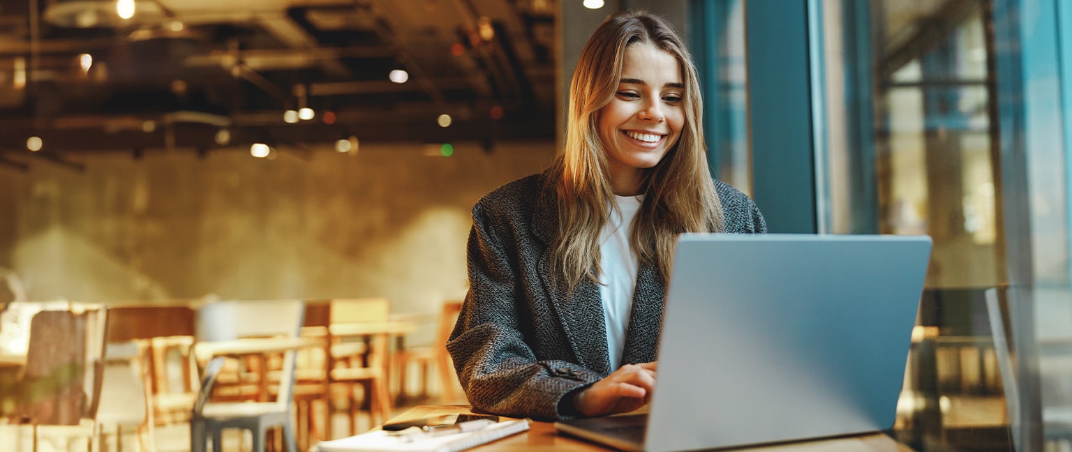 woman on laptop