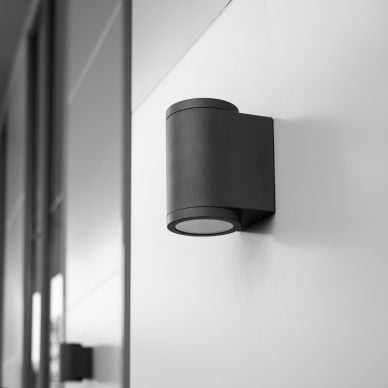 exterior light on house